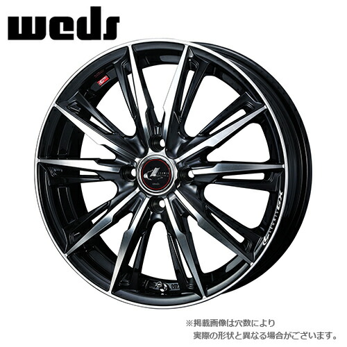 【4本購入で特典付】WEDS ウェッズ 0039327 アルミホイール1本 レオニス GX 14インチ リム幅4.5J インセット+45 4穴 PCD100 PBMC