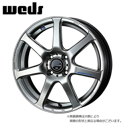 【4本購入で特典付】WEDS ウェッズ 0039559 アルミホイール1本 レオニス NAVIA 07 16インチ リム幅6.0J インセット+45 4穴 PCD100 HSB