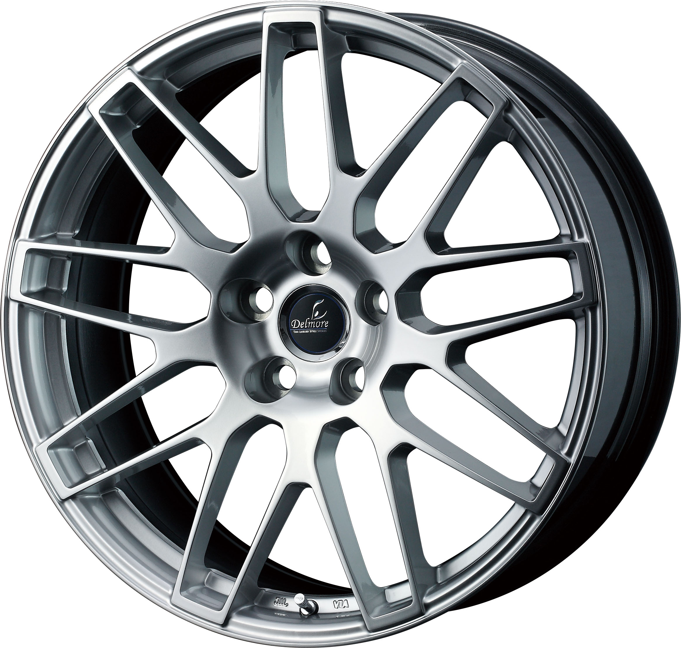 【個人宅直送不可】WEDS ウェッズ 0041098 アルミホイール1本 DELMORE LC.S 21インチ リム幅8.0J インセット+40 5穴 PCD114.3 HYPER SILVER|アットマックス@