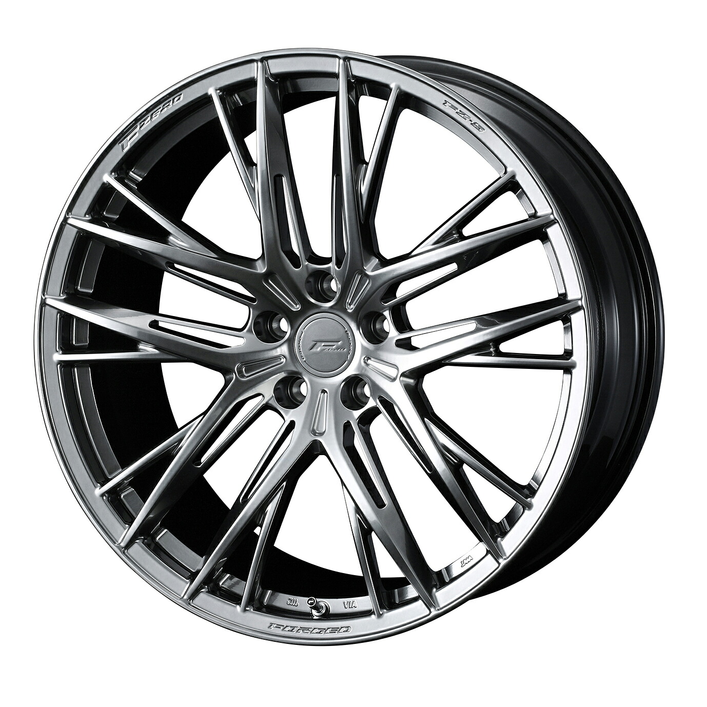 【4本購入で特典付】WEDS ウェッズ 0040755 アルミホイール1本 F-ZERO FZ-5 19インチ リム幅8.5J インセット+48 5穴 PCD114.3 DIAMOND BLACK