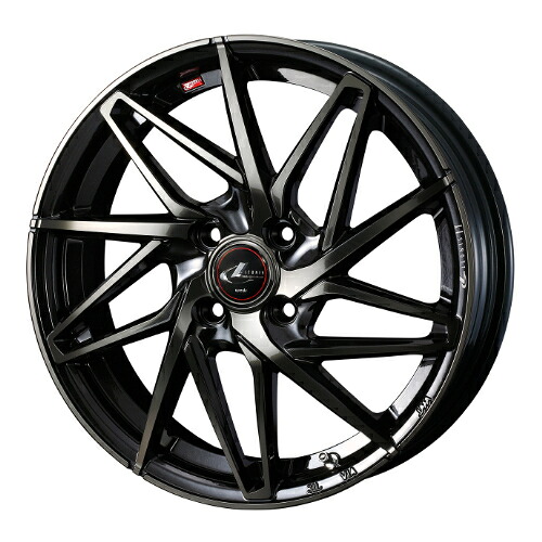 【4本購入で特典付】WEDS ウェッズ 0040571 アルミホイール1本 LEONIS IT 16インチ リム幅5.0J インセット+45 4穴 PCD100 PBMC/TI
