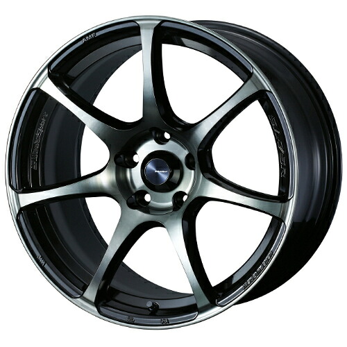 【4本購入で特典付】WEDS ウェッズ 0073983 アルミホイール1本 WEDSSPORT SA75R 17インチ リム幅7.5J インセット+48 5穴 PCD100 WBC