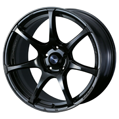 【4本購入で特典付】WEDS ウェッズ 0074038 アルミホイール1本 WEDSSPORT SA75R 18インチ リム幅9.5J インセット+45 5穴 PCD114.3 HBC II