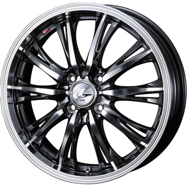 【4本購入で特典付】WEDS ウェッズ 0041161 アルミホイール1本 LEONIS RT 15インチ リム幅5.5J インセット+43 4穴 PCD100 BMCMC