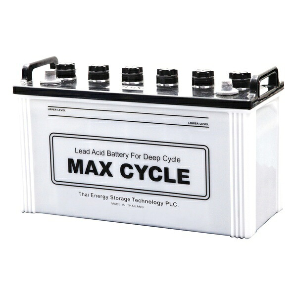 MAX CYCLE マックスサイクル EBサイクルバッテリー EB-100 (T 端子) 産業用車両 ゴルフカート 溶接機 電動車イス等|アットマックス@