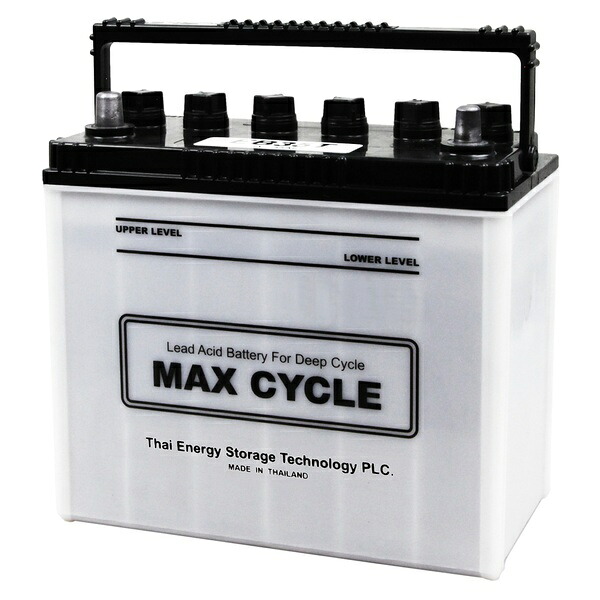 MAX CYCLE マックスサイクル EBサイクルバッテリー EB-35 (T 端子) 産業用車両 ゴルフカート 溶接機 電動車イス等｜アットマックス＠