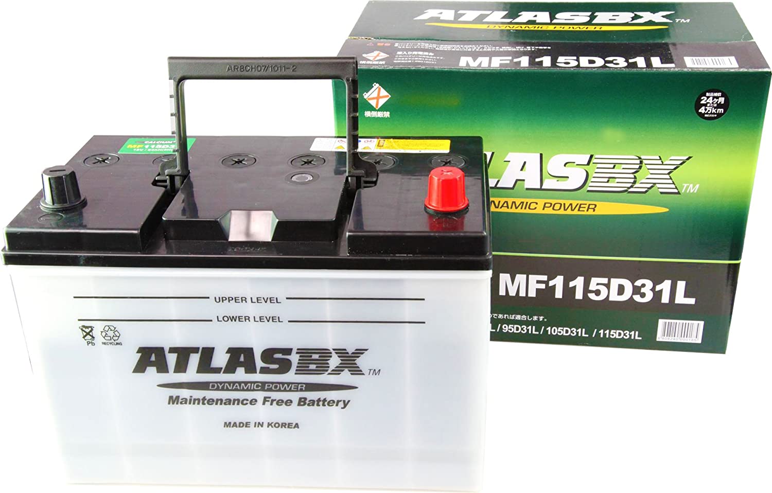 【未使用】ATLASBX MF115D31L バッテリー 楽天市場】ATLAS(アトラス) MF115D31L ATLASBX standard
