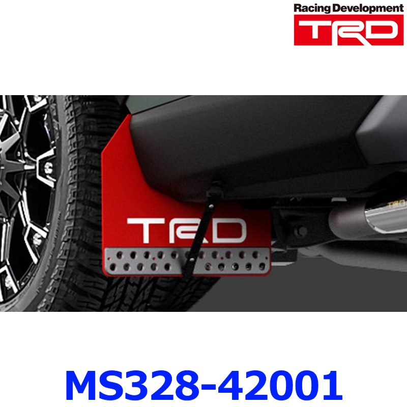 楽天市場】TRD マッドフラップ MS328-42002 ブラック RAV4 5#系