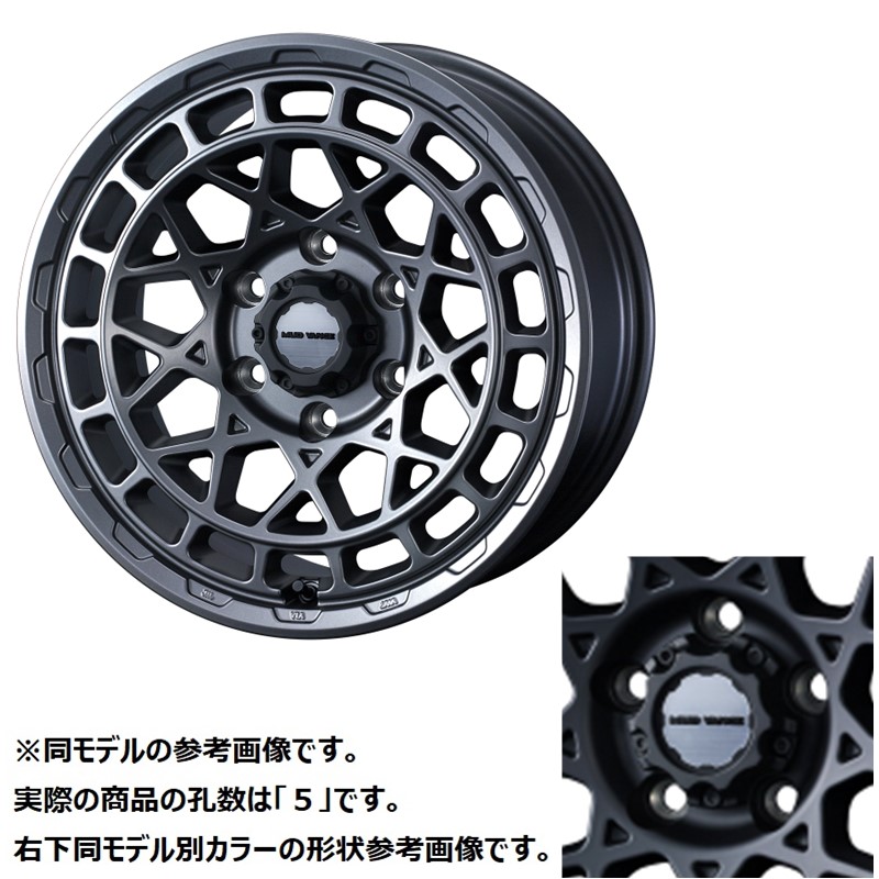 【4本購入で特典付】WEDS ウェッズ 0041582 アルミホイール1本 MUDVANCE X TYPE M 16インチ リム幅7.0J インセット+35 5穴 PCD114.3 MAT GUNMETALLIC 18,145円