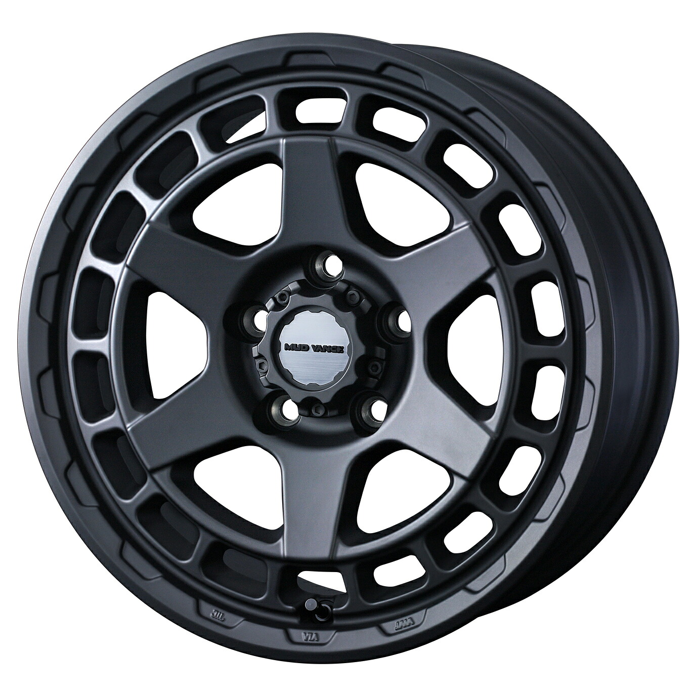 【4本購入で特典付】WEDS ウェッズ 0041593 アルミホイール1本 MUDVANCE X TYPE S 14インチ リム幅5.0J インセット+48 5穴 PCD114.3 FULL MAT BLACK|アットマックス@