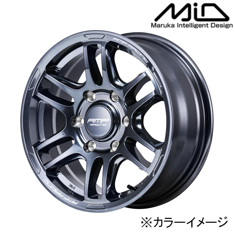 MID マルカサービス アルミホイール1本 RMP RACING R26 18インチ リム幅8.0 inset+38 6H PCD139.7 ディープチタンシルバー|アットマックス@