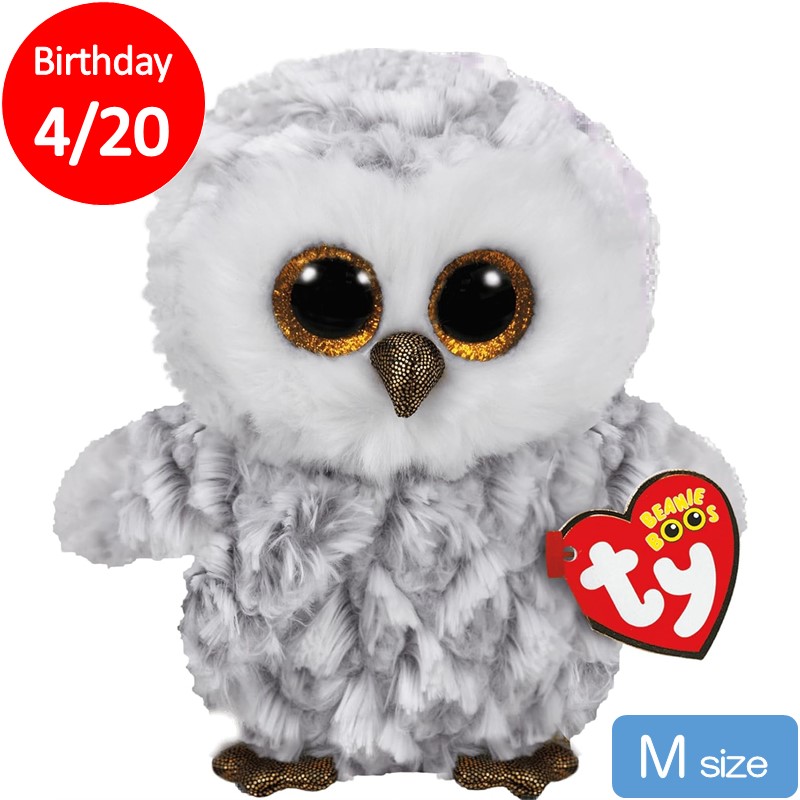 TY タイ　ぬいぐるみ　フクロウ　白　owl 楽天市場】【TY】 ぬいぐるみ 【BEANIE BOO'S】 OWLETTE