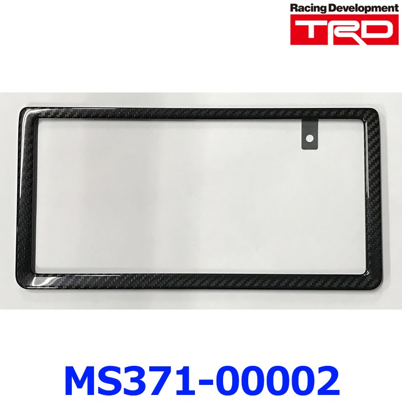 TRD GRカーボンナンバーフレーム MS371-00002 TRD GR カーボン ナンバーフレーム (リア) MS371-00002 トラスト