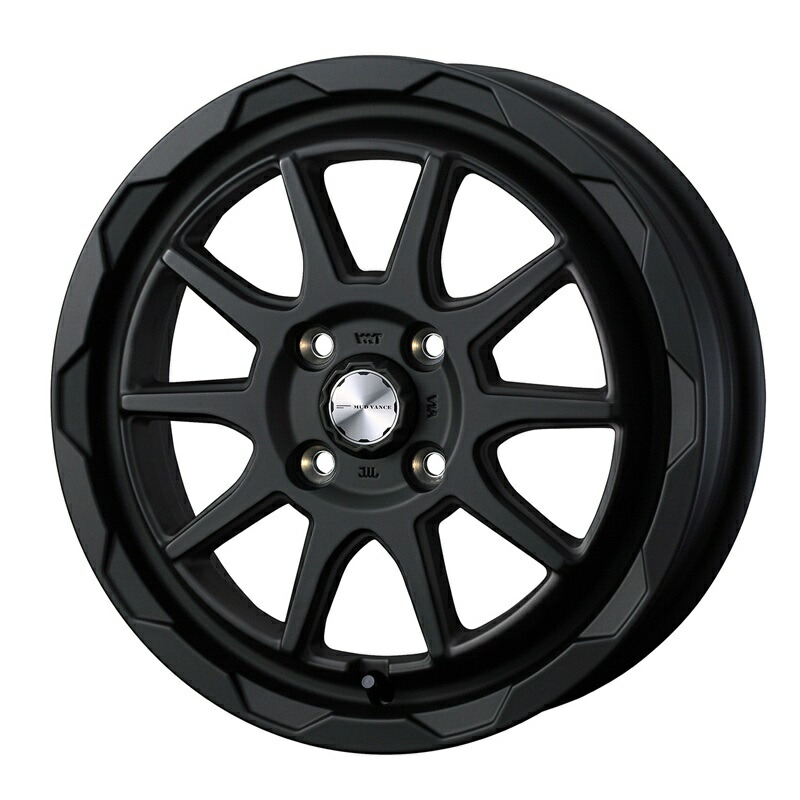 【4本購入で特典付】WEDS ウェッズ 0040205 アルミホイール1本 MUD VANCE 06 16インチ リム幅6.0J インセット+40 4穴 PCD100 FULL MAT BLACK|アットマックス@