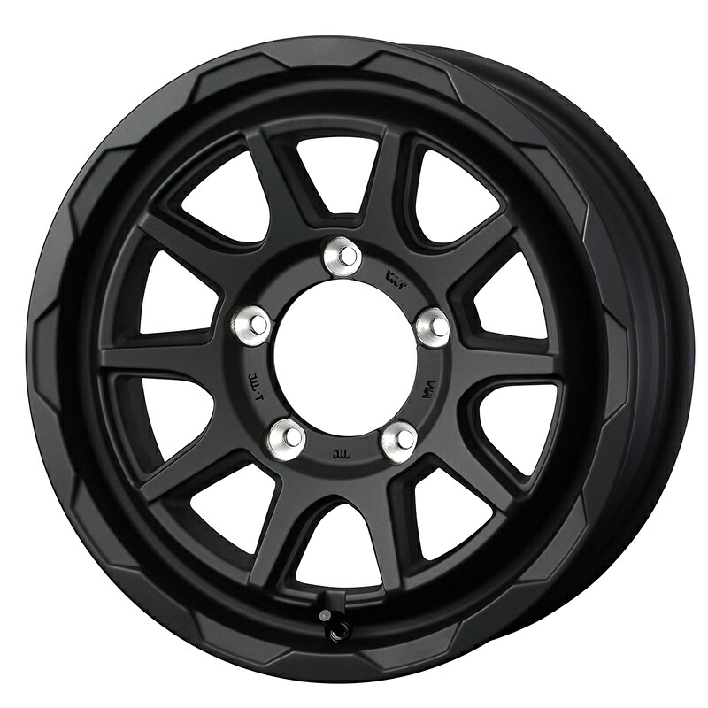 【4本購入で特典付】WEDS ウェッズ 0040204 アルミホイール1本 MUD VANCE 06 16インチ リム幅5.5J インセット+22 5穴 PCD139.7 FULL MAT BLACK