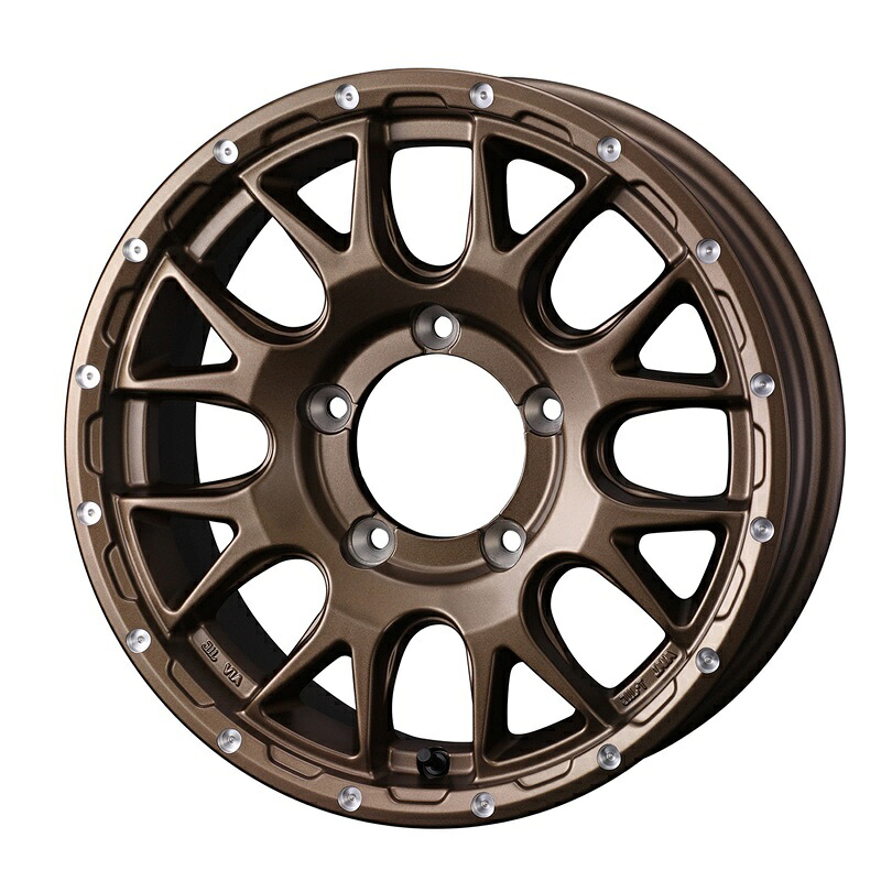【4本購入で特典付】WEDS ウェッズ 0041141 アルミホイール1本 MUD VANCE 08 16インチ リム幅6.0J インセット-5 5穴 PCD139.7 MAT BRONZE｜アットマックス＠ 16,767円