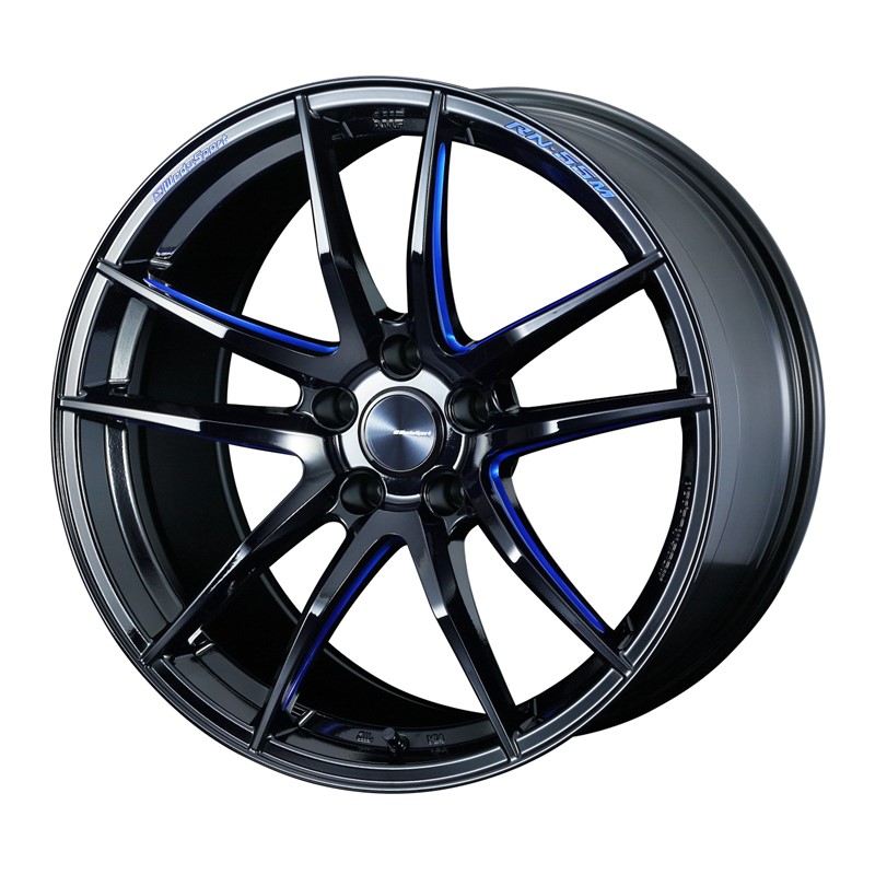 【4本購入で特典付】WEDS ウェッズ 0073554 アルミホイール1本 WEDSSPORT RN55M 19インチ リム幅8.5J インセット+38 5穴 PCD114.3 BBM