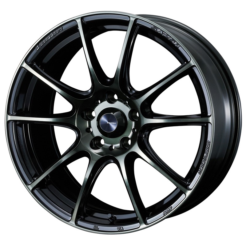 【4本購入で特典付】WEDS ウェッズ 0073718 アルミホイール1本 WEDSSPORT SA25R 17インチ リム幅7.5J インセット+48 5穴 PCD100 WBC
