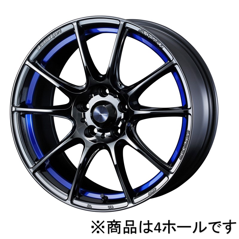 【4本購入で特典付】WEDS ウェッズ 0073706 アルミホイール1本 WEDSSPORT SA25R 17インチ リム幅7.0J インセット+50 4穴 PCD100 BLCII｜アットマックス＠