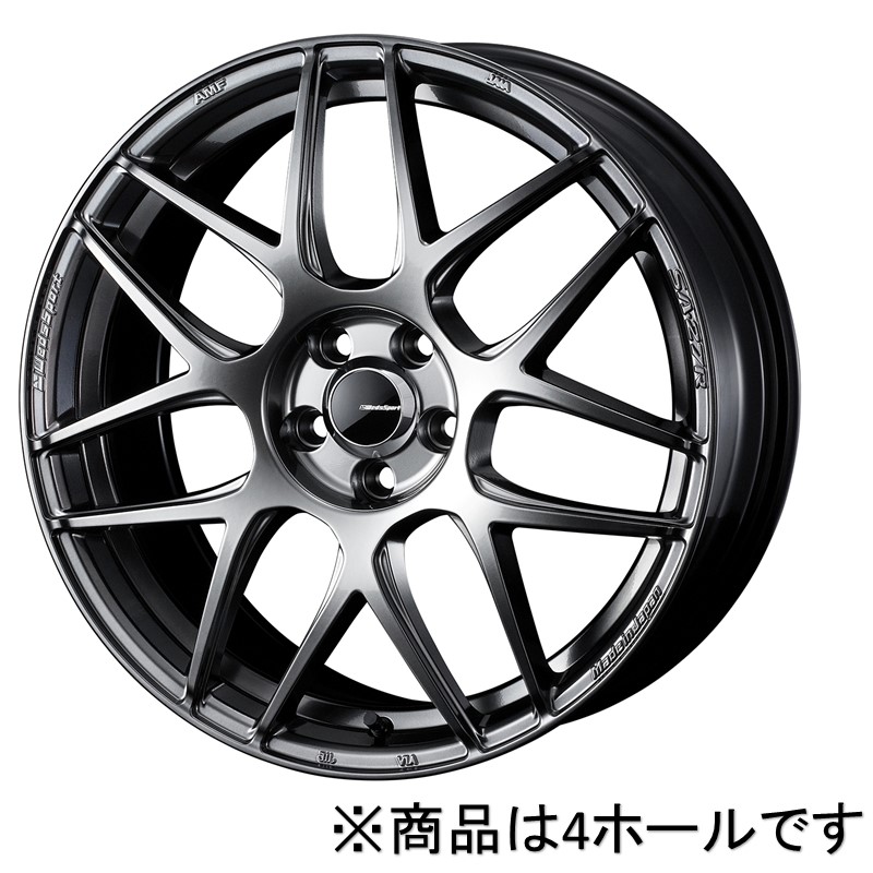 【4本購入で特典付】WEDS ウェッズ 0074205 アルミホイール1本 WEDSSPORT SA27R 16インチ リム幅6.5J インセット+42 4穴 PCD100 PSB|アットマックス@