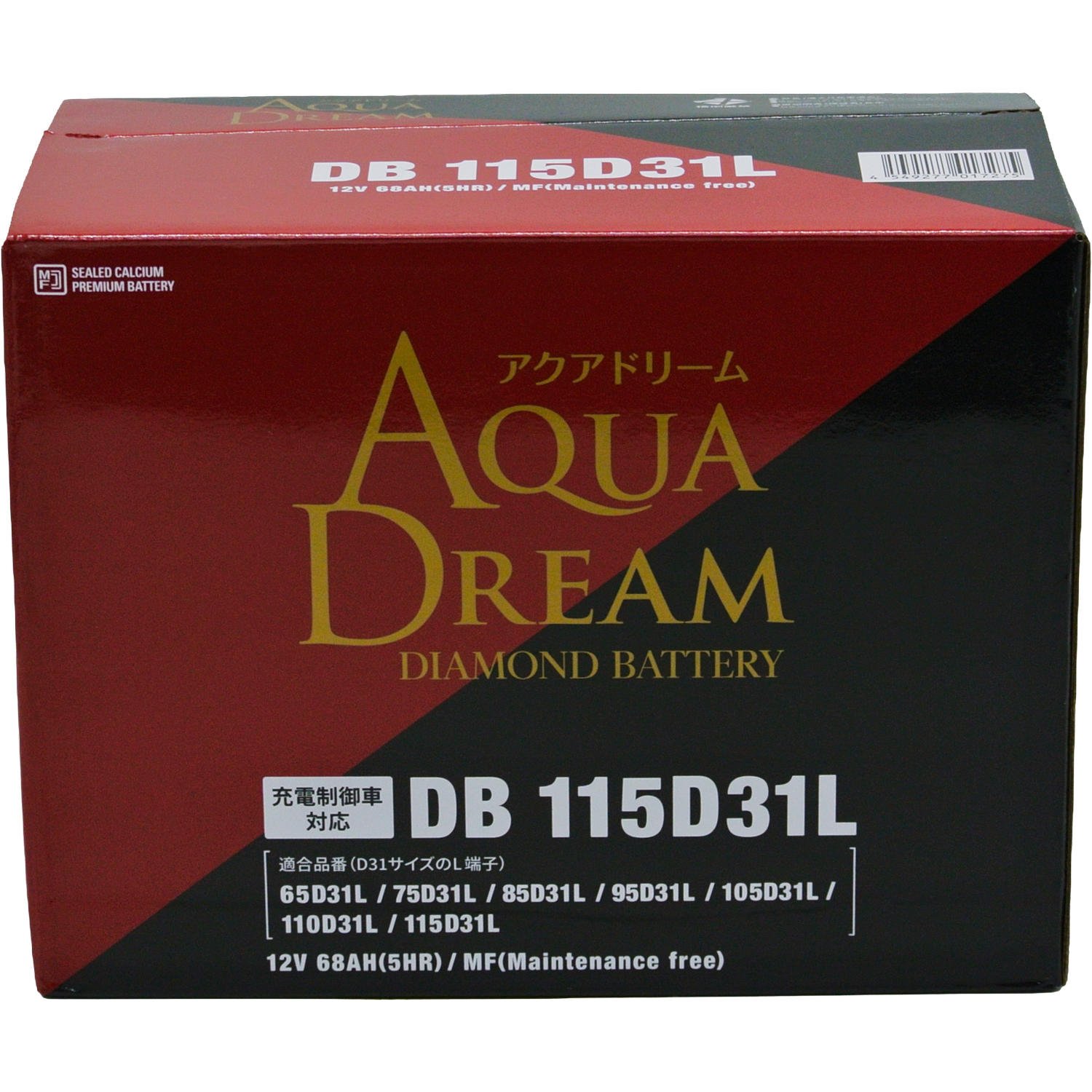 AQUA DREAM アクアドリーム DIAMOND BATTERY ダイアモンドバッテリー AD-DB-115D31L 国産車カーバッテリー 充電制御車対応バッテリー メンテナンスフリータイプ