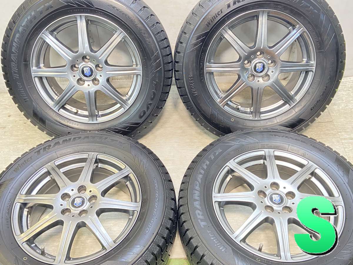 215/65R16 トーヨータイヤ ウィンタートランパス TX 　 ラファール 16x6.5 48 100-5穴 中古タイヤ スタッドレスタイヤ ホイールセット 4本セット｜タイヤ・ホイール　カンパニー