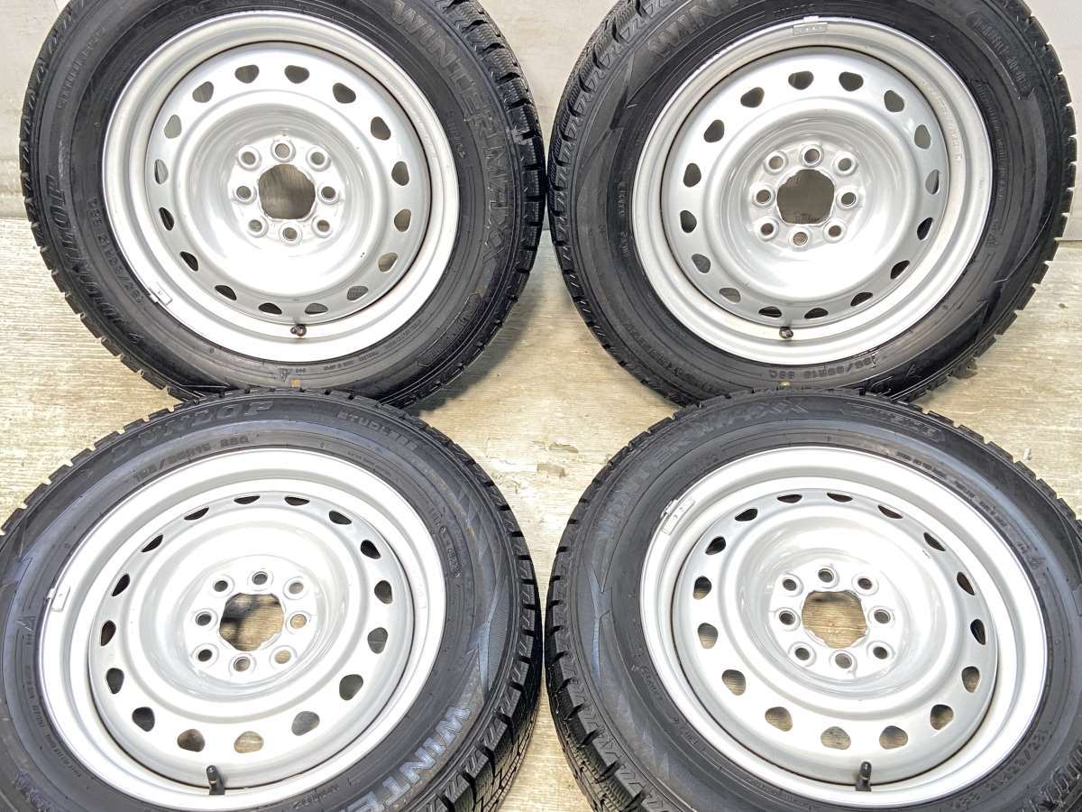 185/65R15 ダンロップ ウィンターマックス WM02 　 TOPY S7 15x5.5 100/114.3-4穴 中古タイヤ スタッドレスタイヤ ホイールセット 4本セット