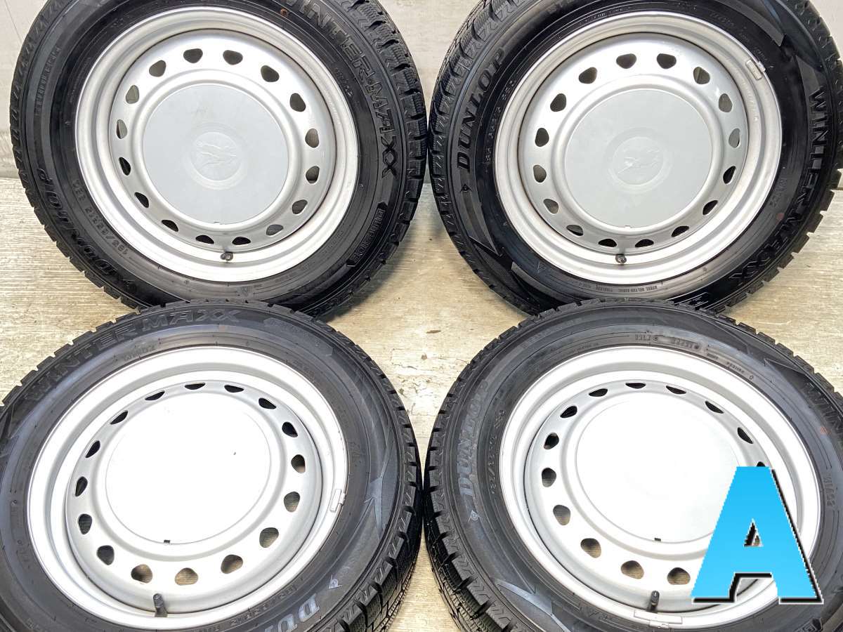 185/65R15 ダンロップ ウィンターマックス WM02 　 キャロウィン S7 15x5.5 100/114.3-4穴 中古タイヤ スタッドレスタイヤ ホイールセット 4本セット｜タイヤ・ホイール　カンパニー
