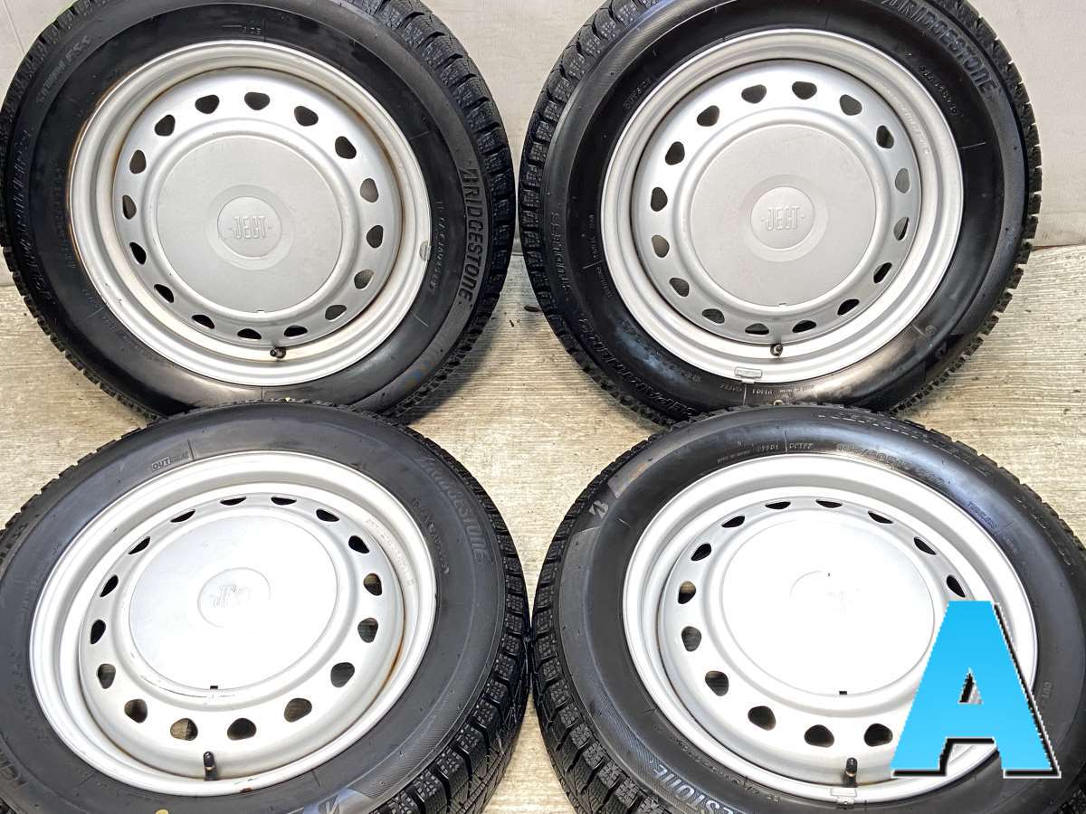 185/60R15 ブリヂストン アイスパートナー2 　 JECT S7 15x5.5 100/114.3-4穴 中古タイヤ スタッドレスタイヤ ホイールセット 4本セット 25,056円
