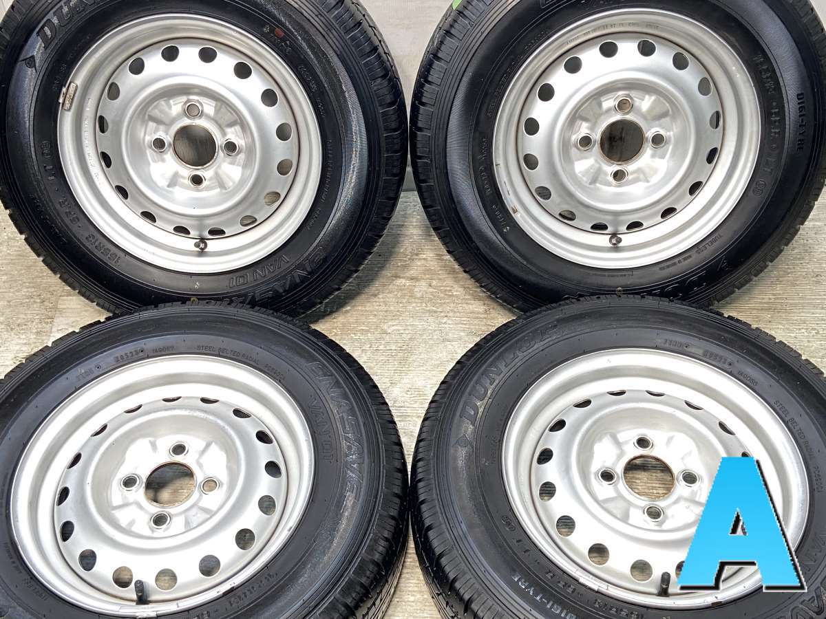 楽天市場】165R13 6PR ブリヂストン V600 日産純正 13x5.0 100-4穴 