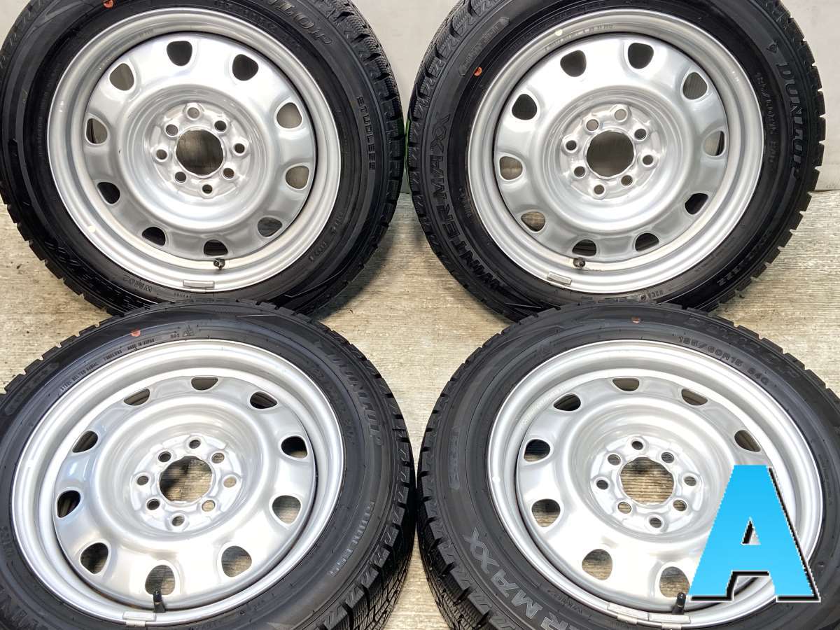 185/60R15 ダンロップ ウィンターマックス WM02 　 TOPY V10 15x6.0 100/114.3-4穴 中古タイヤ スタッドレスタイヤ ホイールセット 4本セット｜タイヤ・ホイール　カンパニー