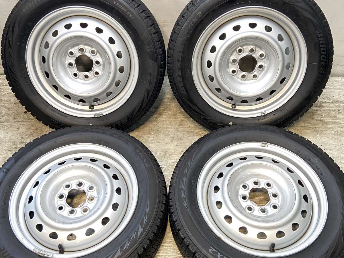 185/60R15 ブリヂストン ブリザック VRX2 　 TOPY S7 15x5.5 100/114.3-4穴 中古タイヤ スタッドレスタイヤ ホイールセット 4本セット
