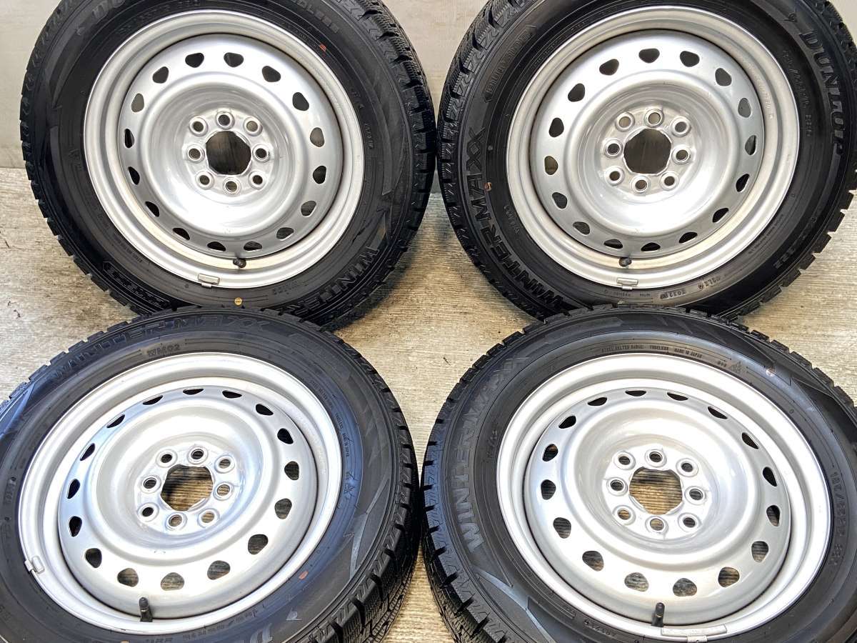 185/65R15 ダンロップ ウィンターマックス WM02 　 S7 15x5.5 100/114.3-4穴 中古タイヤ スタッドレスタイヤ ホイールセット 4本セット