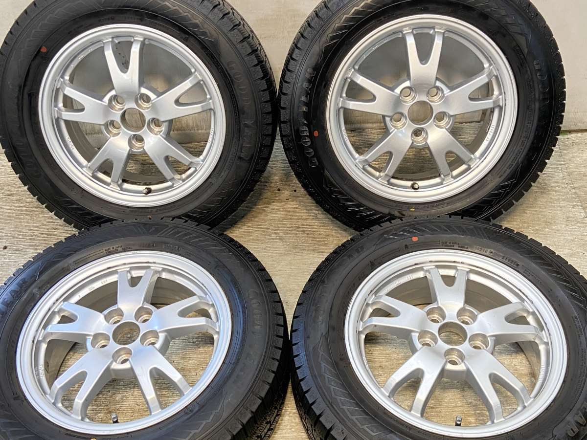 楽天市場】中古ホイールタイヤ 4本セット 195/65R15純正 トヨタ 50系 