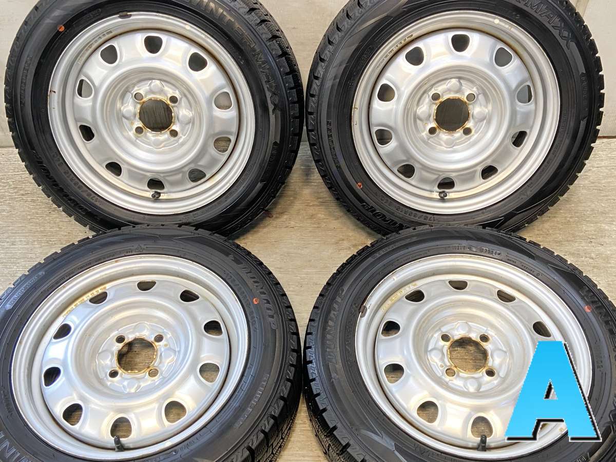 175/65R15 ダンロップ ウィンターマックス WM02 　 TOPY M60 15x5.5 100-4穴 中古タイヤ スタッドレスタイヤ ホイールセット 4本セット｜タイヤ・ホイール　カンパニー