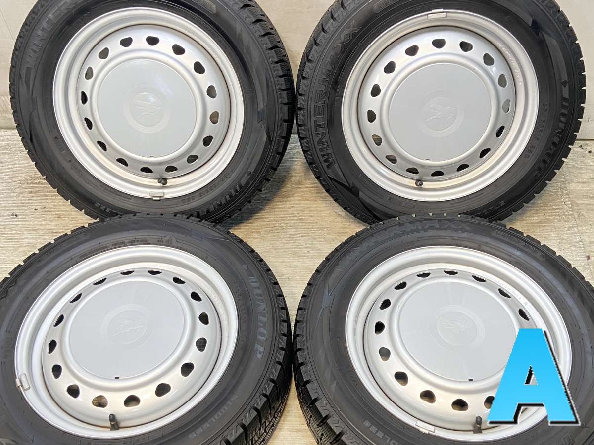 185/65R15 ダンロップ ウィンターマックス WM02 　 キャロウィン S7 15x5.5 100/114.3-4穴 中古タイヤ スタッドレスタイヤ ホイールセット 4本セット｜タイヤ・ホイール　カンパニー