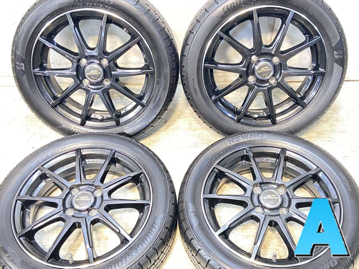 楽天市場】中古 ホイールタイヤ 4本セット 165/55R15 純正 スズキ