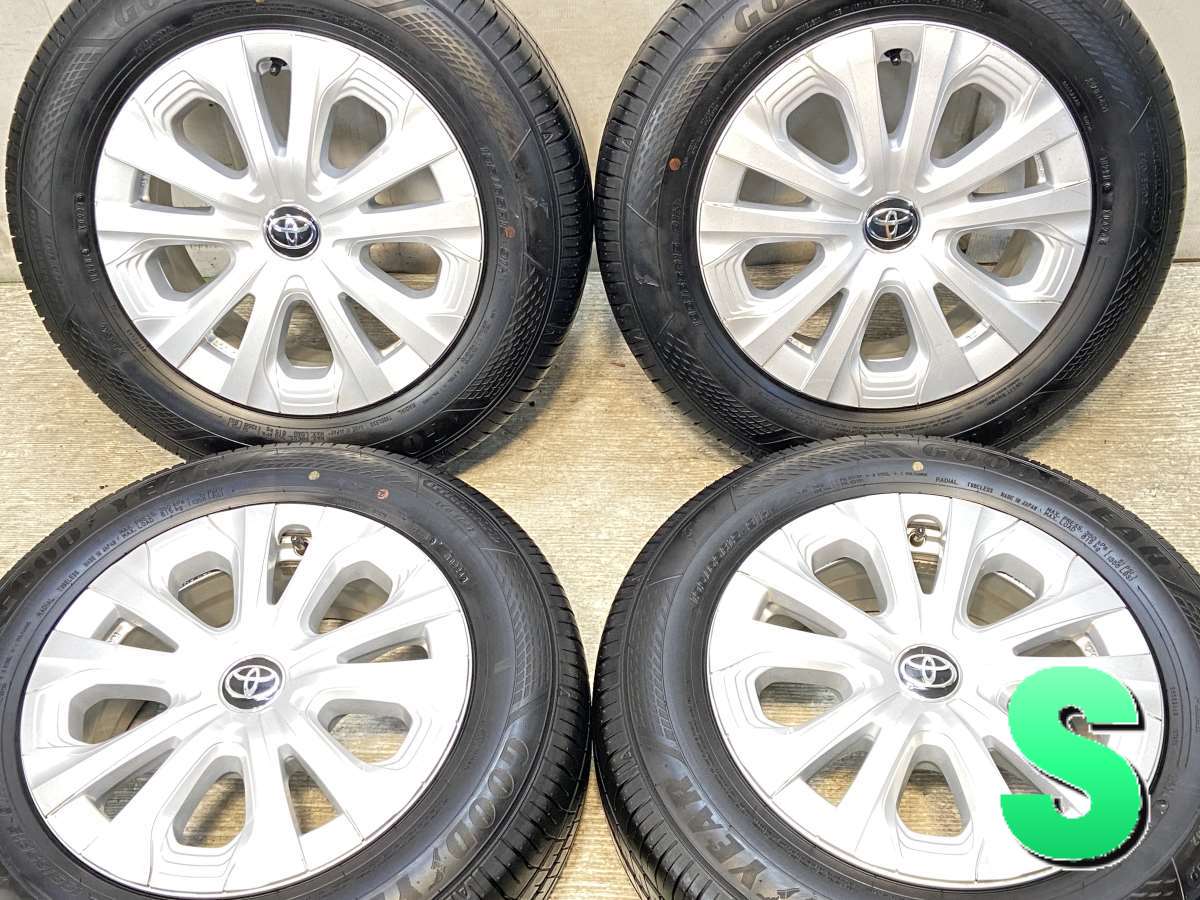 195/65R15 グッドイヤー エフェシェントグリップ ECO EG02 トヨタ純正 15x6.5 40 100-5穴 中古タイヤ サマータイヤ ホイールセット 4本セット｜タイヤ・ホイール　カンパニー