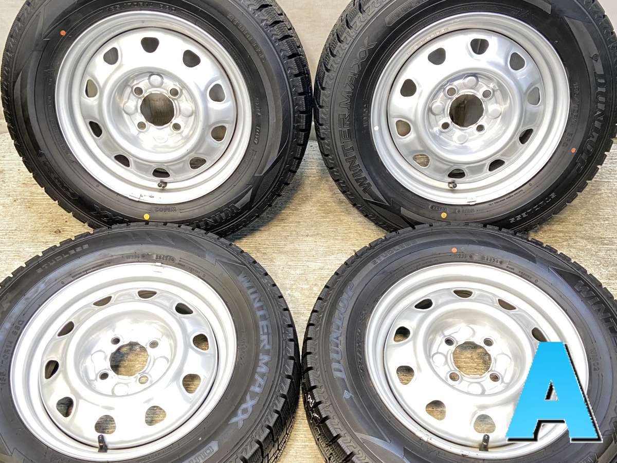 185/70R14 ダンロップ ウィンターマックス WM02 　 TOPY M47A 14x5.0 100-4穴 中古タイヤ スタッドレスタイヤ ホイールセット 4本セット｜タイヤ・ホイール　カンパニー 25,760円