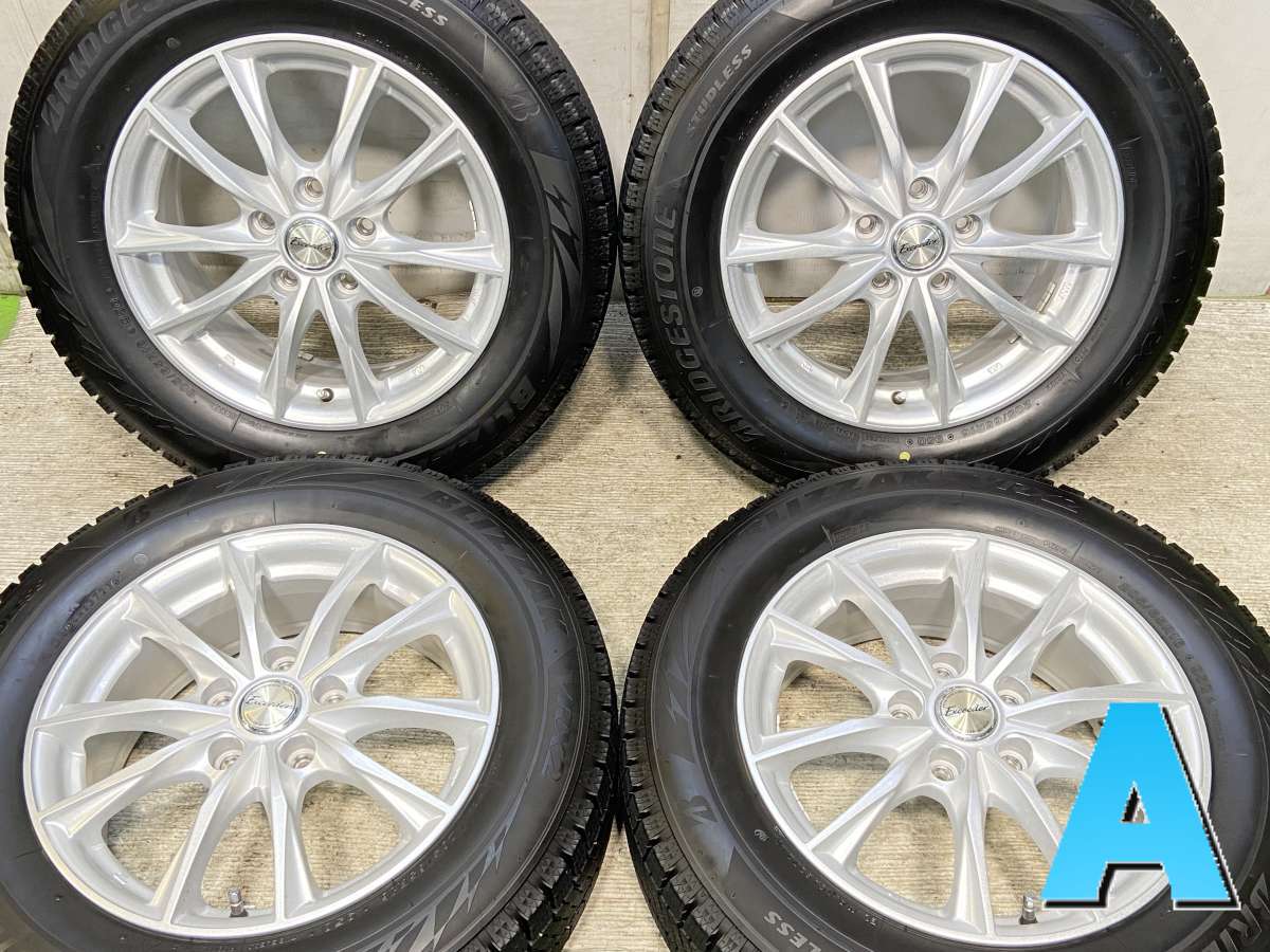 205/65R16 ブリヂストン ブリザック VRX2 　 エクシーダー 16x6.5 48 114.3-5穴 中古タイヤ スタッドレスタイヤ ホイールセット 4本セット｜タイヤ・ホイール　カンパニー