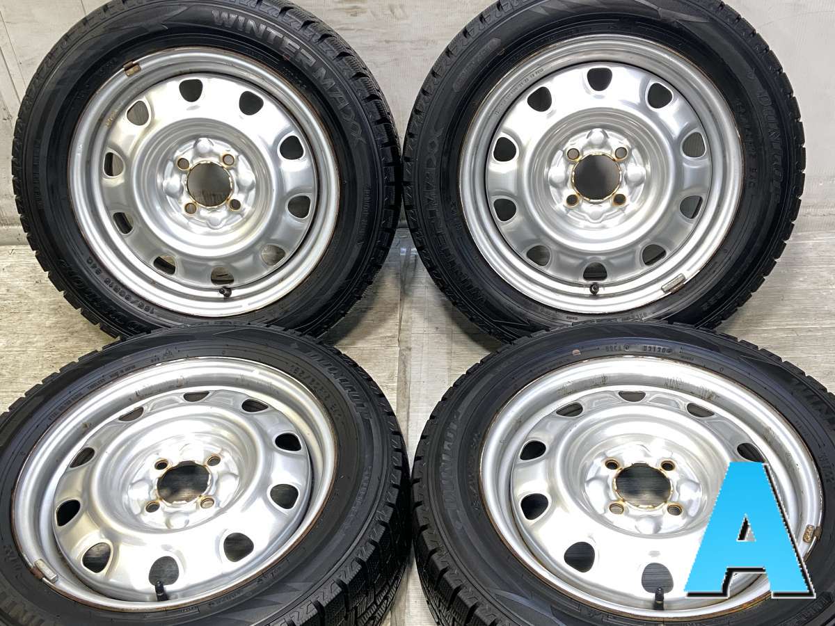 185/60R15 ダンロップ ウィンターマックス WM02 　 TOPY M60 15x5.5 100-4穴 中古タイヤ スタッドレスタイヤ ホイールセット 4本セット｜タイヤ・ホイール　カンパニー 13,348円