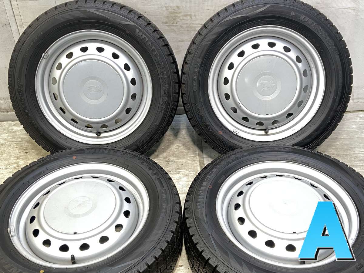 185/65R15 ダンロップ ウィンターマックス WM02 　 S7 15x5.5 100/114.3-4穴 中古タイヤ スタッドレスタイヤ ホイールセット 4本セット｜タイヤ・ホイール　カンパニー