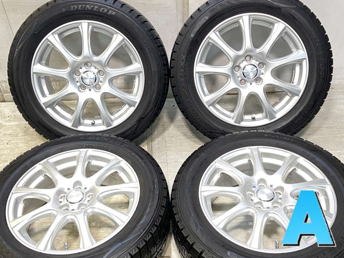 205/55R16 ダンロップ ウィンターマックス WM02 DUFACT 16x6.5 48 100-5穴 中古タイヤ スタッドレスタイヤ ホイールセット 4本セット|タイヤ・ホイール カンパニー