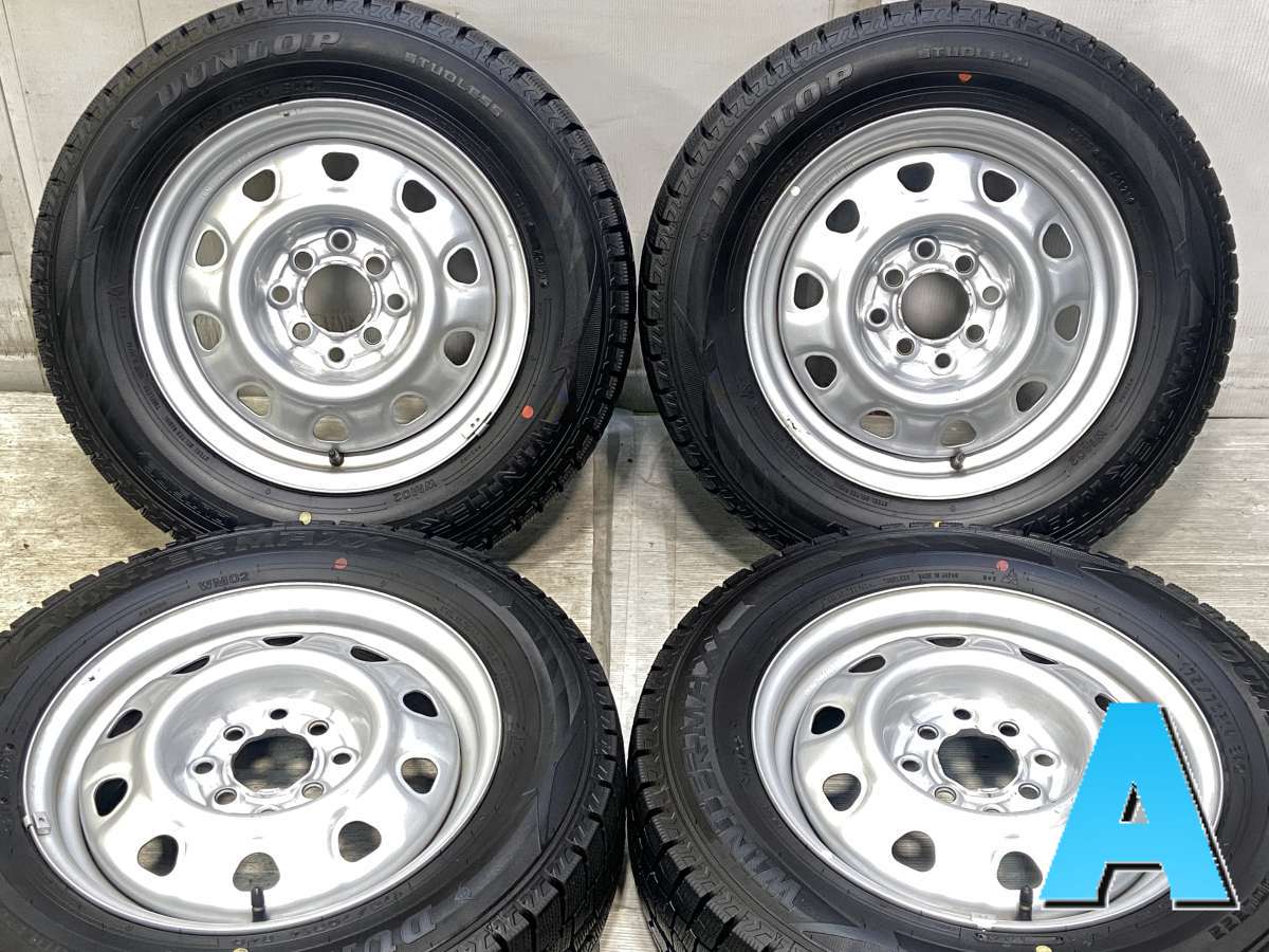 175/70R14 ダンロップ ウィンターマックス WM02 　 SCHWARZ　V6A 14x5.0 100/114.3-4穴 中古タイヤ スタッドレスタイヤ ホイールセット 4本セット｜タイヤ・ホイール　カンパニー
