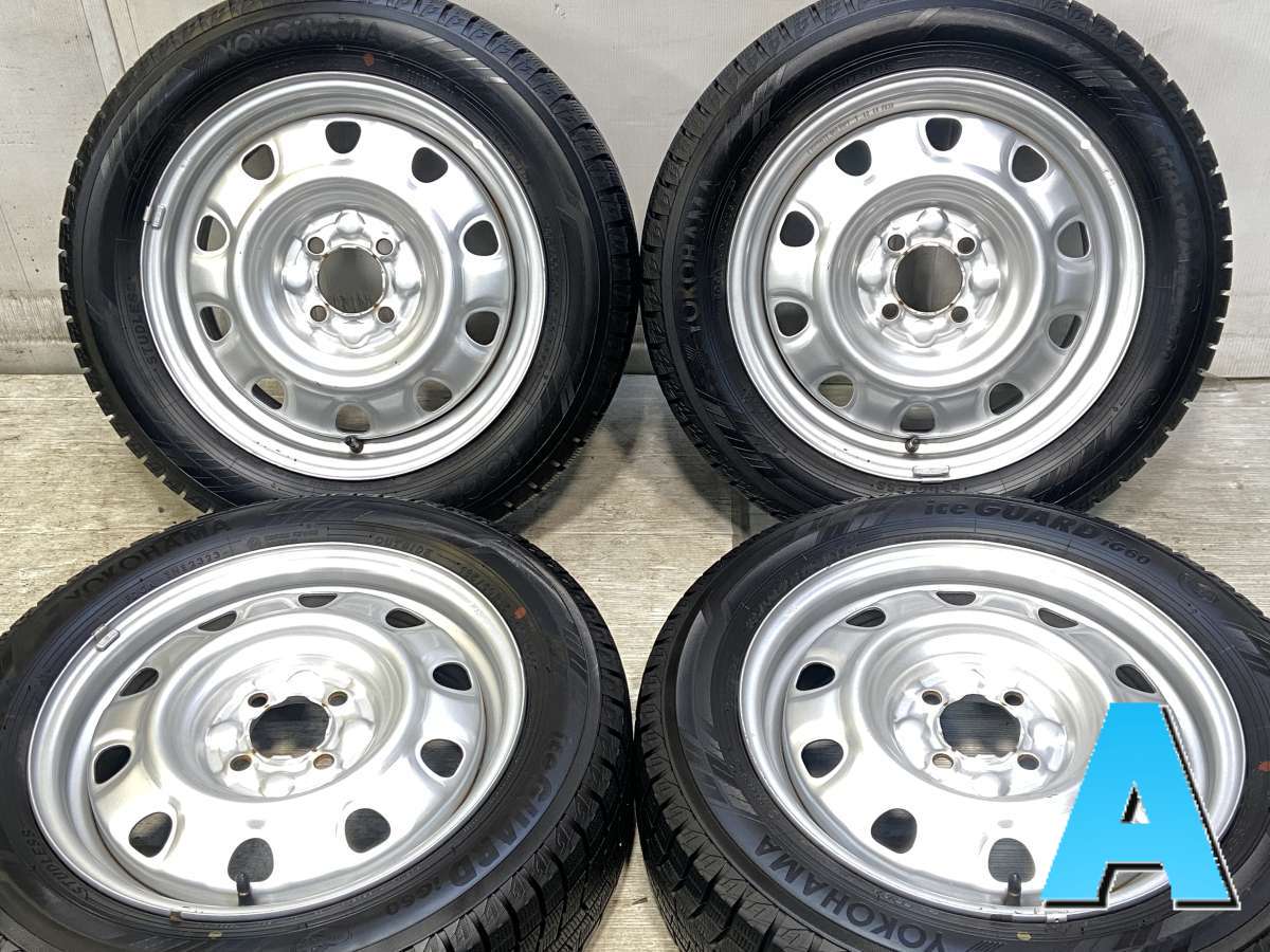 185/60R15 ヨコハマ アイスガード iG60 TOPY M60 15x5.5 42 100-4穴 中古タイヤ スタッドレスタイヤ ホイールセット 4本セット
