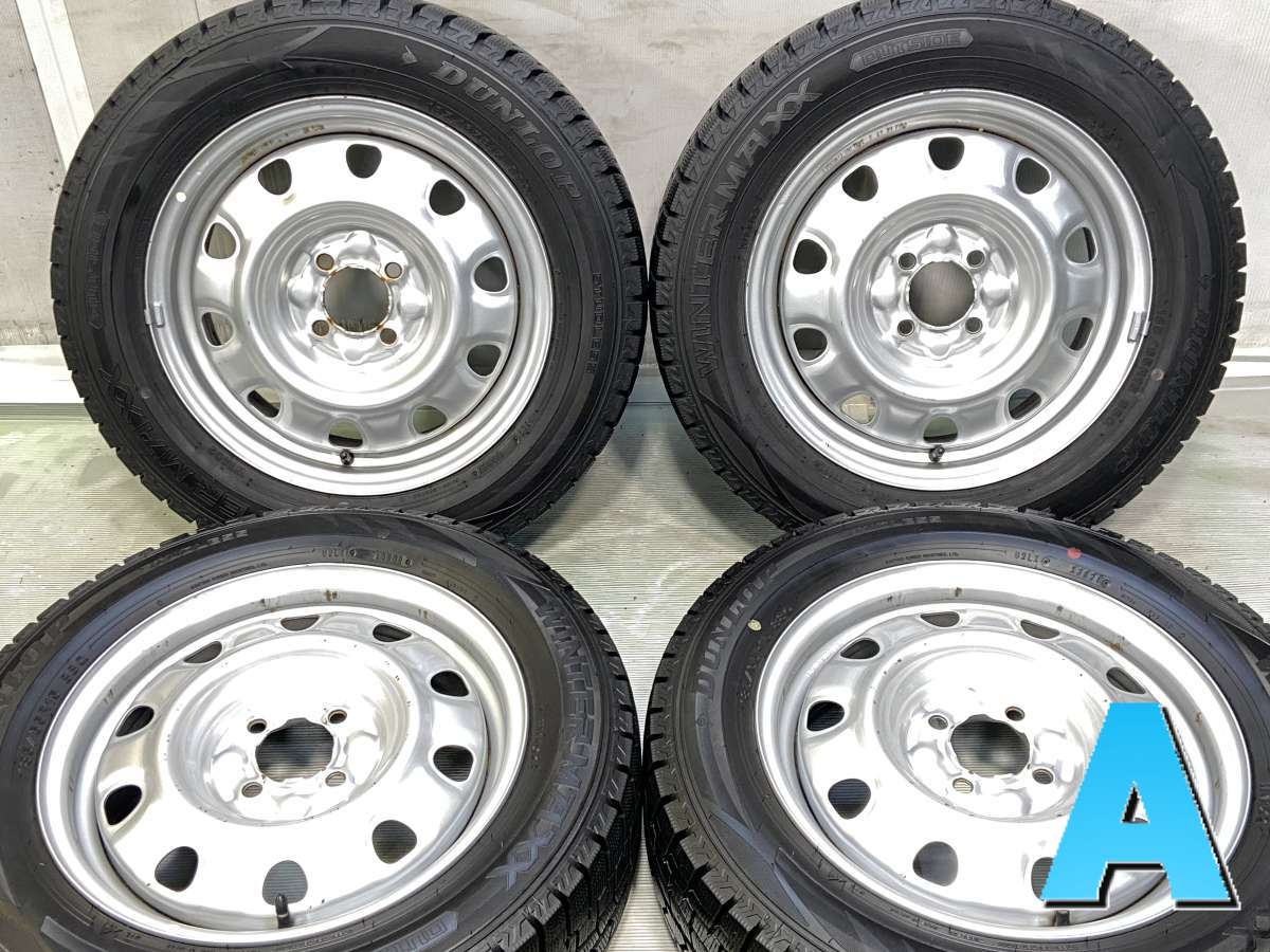 185/65R15 ダンロップ ウィンターマックス WM02 　 TOPY M60 15x5.5 100-4穴 中古タイヤ スタッドレスタイヤ ホイールセット 4本セット