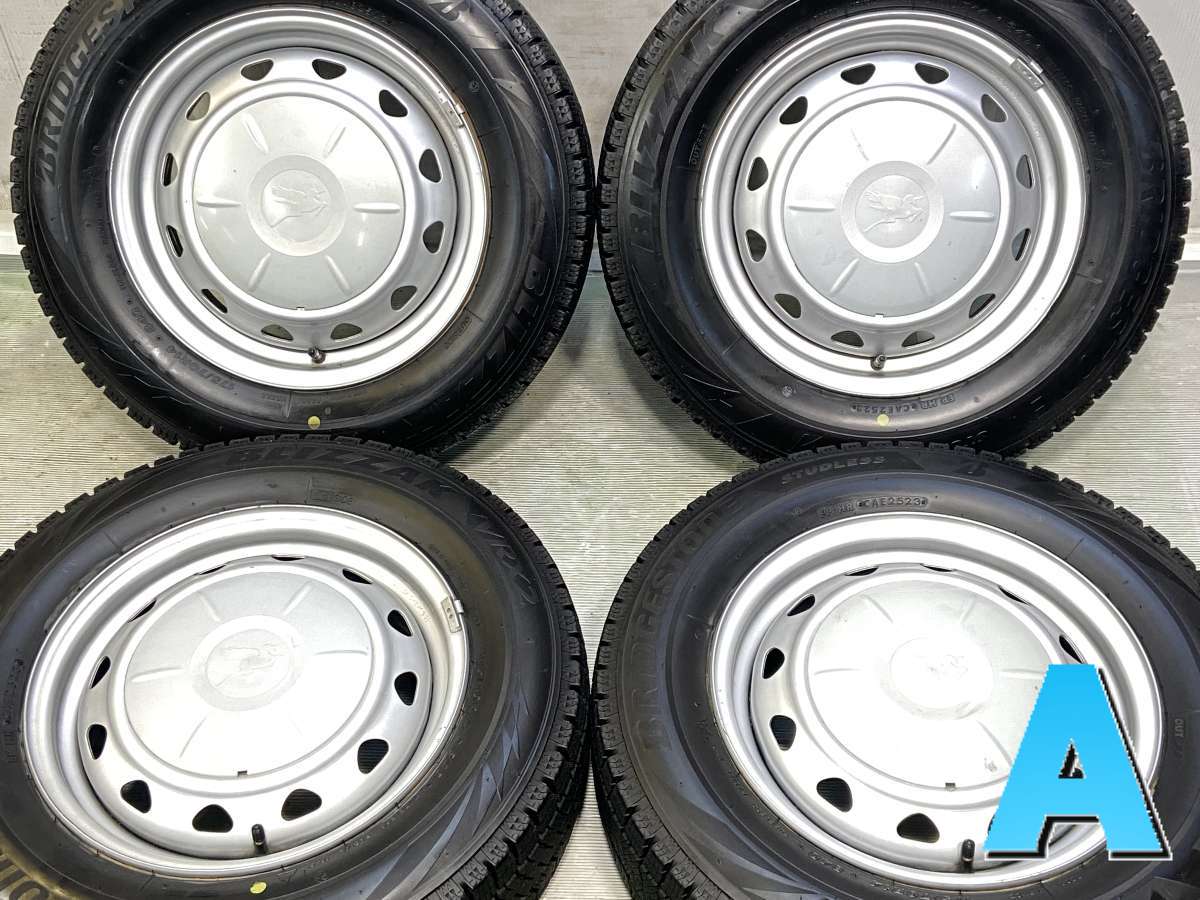175/70R14 ブリヂストン ブリザック VRX2 　 キャロウィン VK 14x5.0 39 100/114.3-4穴 中古タイヤ スタッドレスタイヤ ホイールセット 4本セット