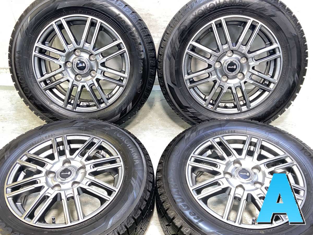195/65R15 ヨコハマ アイスガード iG60 ティラード 15x6.0 53 114.3-5穴 中古タイヤ スタッドレスタイヤ ホイールセット 4本セット|タイヤ・ホイール カンパニー