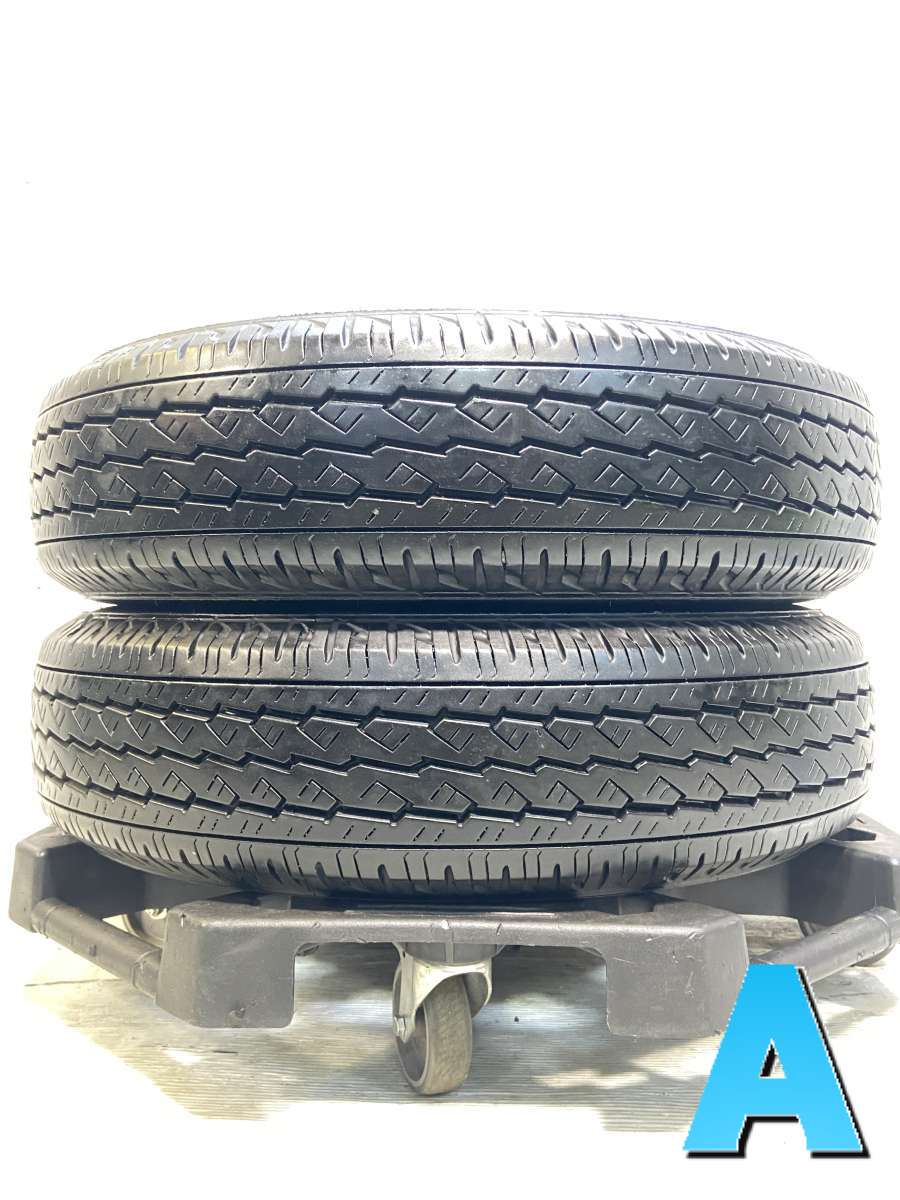 165/80R14 97/95N LT ブリヂストン V600 中古タイヤ サマータイヤ 2本セット