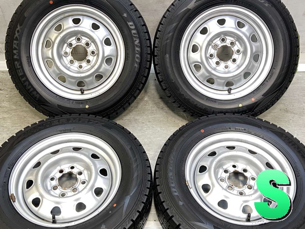 185/70R14 ダンロップ ウィンターマックス WM02 TOPY V8 14x5.5 38.5 100/114.3-4穴 中古タイヤ スタッドレスタイヤ ホイールセット 4本セット|タイヤ・ホイール カンパニー